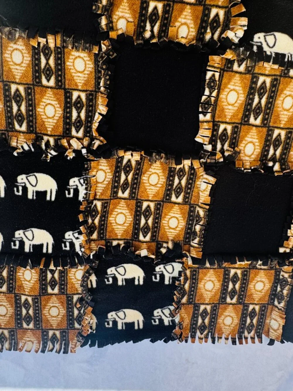 Handmade Fleece Blanket 49x64